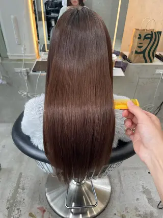 ロング 吉田 竜也 髪質改善のヘアスタイル