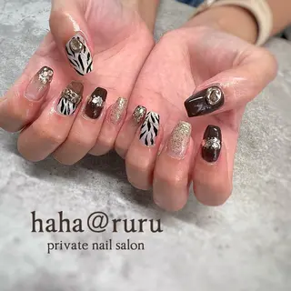 ネイル haha@ ruruのネイルデザイン