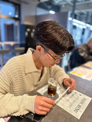 パーマ メンズ 山本 莉人のヘアスタイル