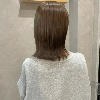 ミディアム カラー はちすか るかのヘアスタイル