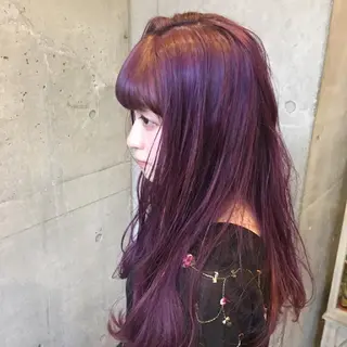 ロング カラー 小田川 竜也のヘアスタイル