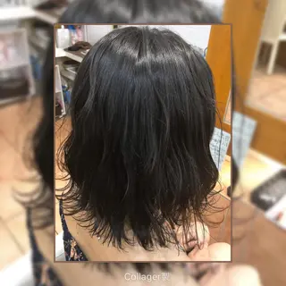 ミディアム カラー 💫髪質改善矯正 MIHO💫のヘアスタイル