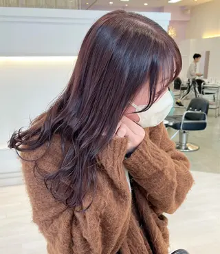 セミロング カラー GOODDAY ヘアサロンのヘアスタイル