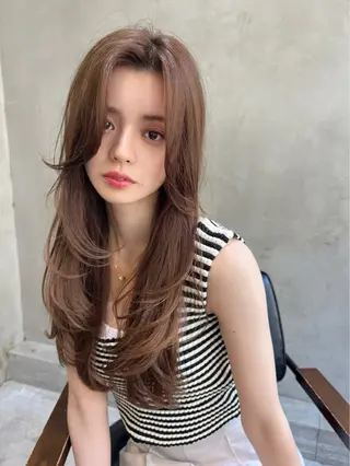 ロング カラー MUSASHI ブリーチカラー◎のヘアスタイル