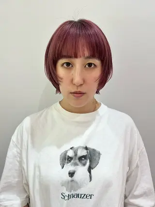 ミディアム カラー お顔まわりカット/ 暖色カラー🍑Amiのその他イメージ