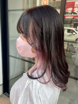 セミロング 園田 渉 ◤SHIKIO◢のヘアスタイル