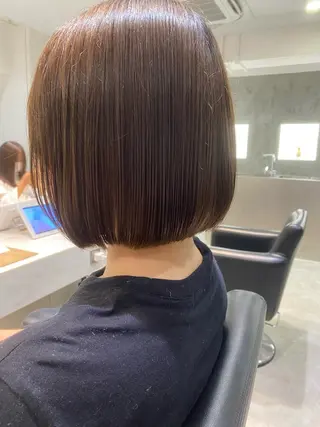 ミディアム 🍋暖色カラーヘアア レンジniina🍋のヘアスタイル
