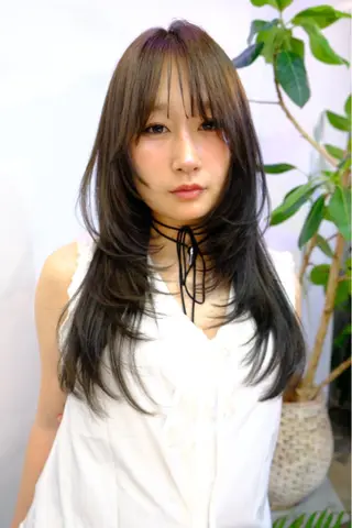 カラー ness 一花のヘアスタイル