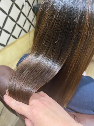 レイヤー/蟹江/ くすみカラー/川口のヘアスタイル