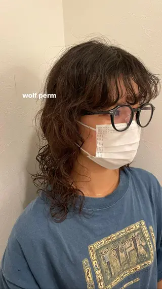 ロング パーマ v-lab studio所属・韓国レイヤーカット/ 艶カラー/ noaのヘアスタイル