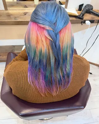 ミディアム カラー ニュアンスカラー🫧 加納のヘアスタイル