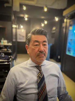ショート メンズ THE MAN Leverage New York所属・大村 大心のヘアスタイル