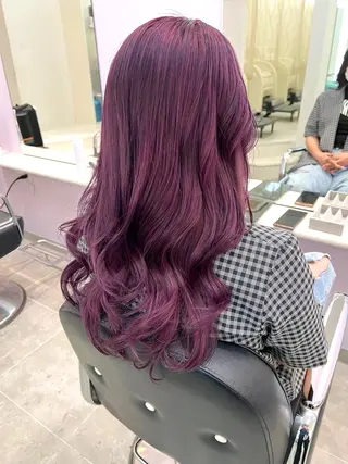 ロング ParveMix 佐々木梨紗🤍のヘアスタイル