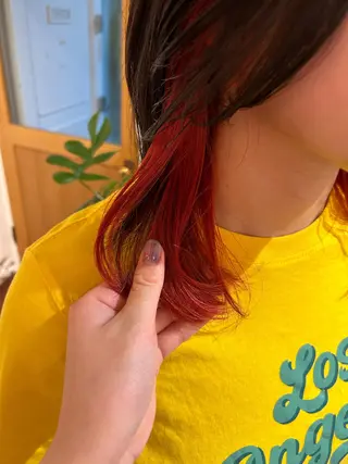 セミロング UNU【ユヌ】所属・＊UNU＊ RICOのヘアスタイル