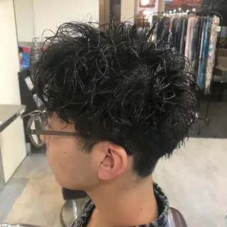 ショート パーマ メンズ AOI✩⡱ y2kネイルのネイルデザイン