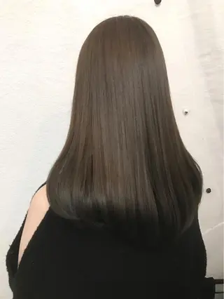 ショート ミディアム セミロング ロング カラー FOLK所属・白髪ぼかしハイライト バレイヤージュヤマトのヘアスタイル