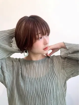 ショート イメチェンカット✂️ 錦糸町佐藤店長のヘアスタイル