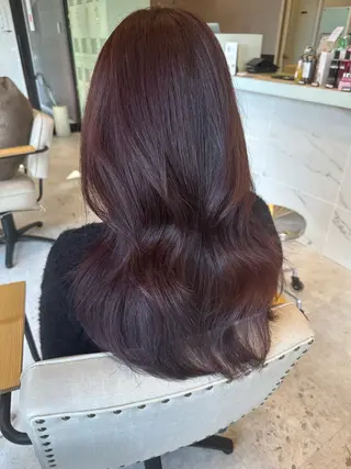 ロング カラー 韓国ヘア🦢🖤 Sayumiのヘアスタイル