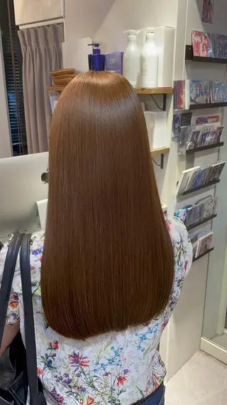 ロング カラー 最高級髪質改善 🦄ブリーチYUGOのヘアスタイル