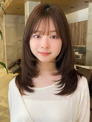 ミディアム 無料カットモデル/ ショート特化/荒砂のヘアスタイル