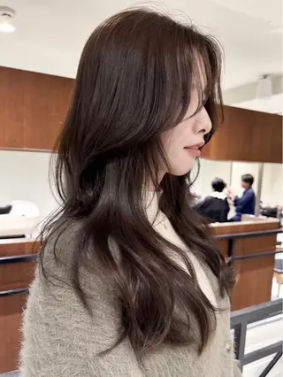 ロング 鈴木 菜々映のヘアスタイル