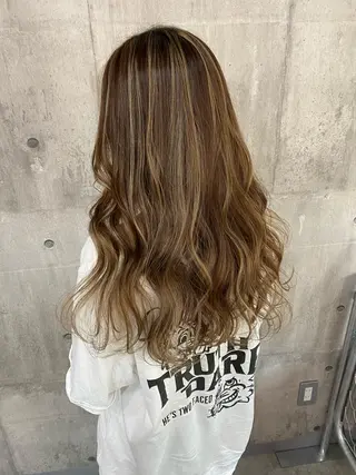 ロング カラー SHURI❤️🔥 中/韓mix ♡のヘアスタイル