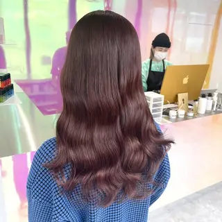 カラー ブリーチなしモテヘア 🤍REN🤍🪄のヘアスタイル