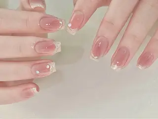 ネイル ワンホンネイル 韓国ネイルのネイルデザイン