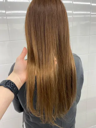 ロング カラー grow所属・🧡YUKA🧡 渋谷/プルエクステのヘアスタイル