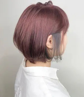 ショート カラー _WHITE+ 南海難波店のヘアスタイル