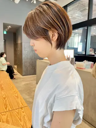 ショート 瓜谷 亮磨のヘアスタイル