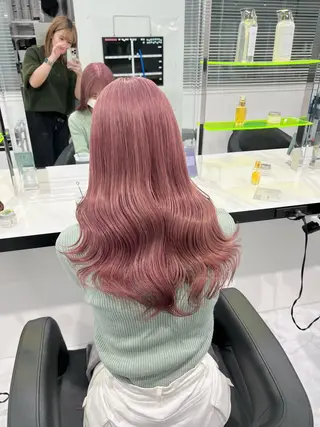 セミロング カラー お客様満足No.1 🌈Neneのヘアスタイル