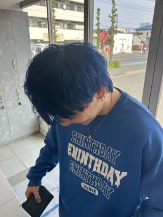 カラー メンズ 根本 美咲のヘアスタイル