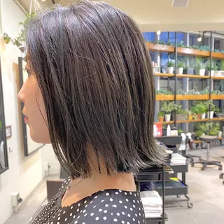 ミディアム カラー ヘアアレンジ tane.所属・【ダメージレス施術】 【透明感】北村 拓也のヘアスタイル