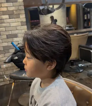 ショート パーマ メンズ メンズカット/パーマ 艶カラーTAIGA︎のヘアスタイル