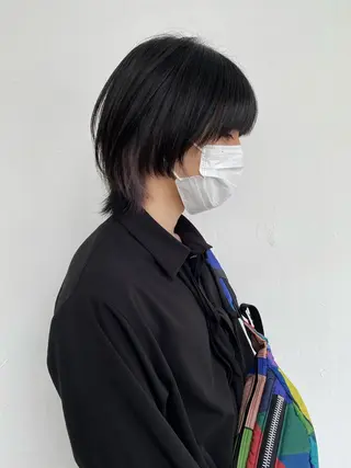 カラー メンズ パーマ、髪質改善 菊地美月のヘアスタイル