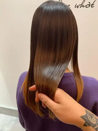 ロング 河内 元伸のヘアスタイル