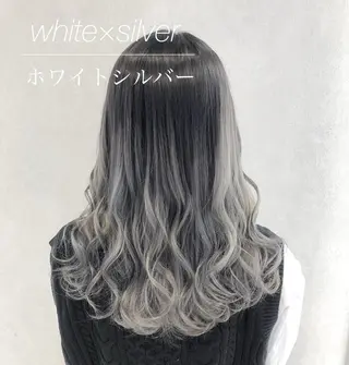 ミディアム カラー シールエクステ/渋谷 /ギャル/LIALAのヘアスタイル