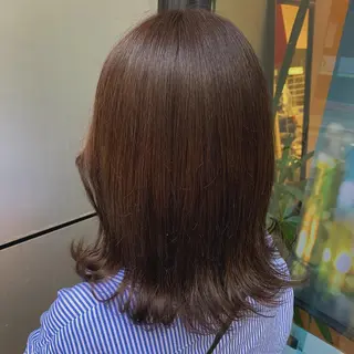 ミディアム カラー ヘッドスパ/栄 /久屋大通/岡戸のヘアスタイル