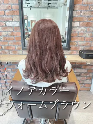 ロング カラー 艶髪カラー 渡辺岳也のヘアスタイル