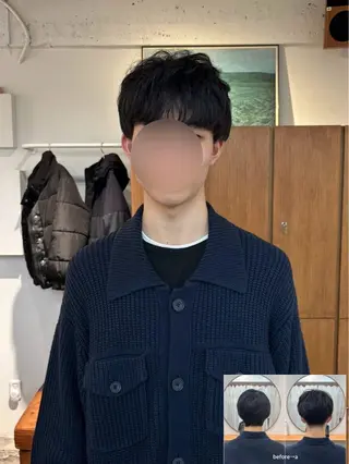 メンズ aiko【艶カラー ・ミニモ年内で終了】のヘアスタイル