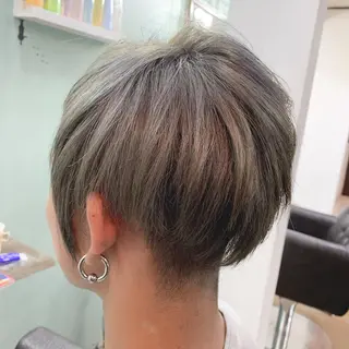 ショート カラー メンズ R ri R takagiのヘアスタイル
