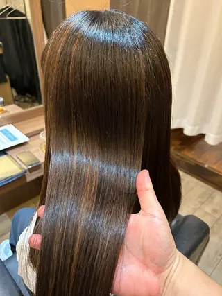 ロング カラー Lucia二刀流⚔️ 横野圭⚔️のヘアスタイル