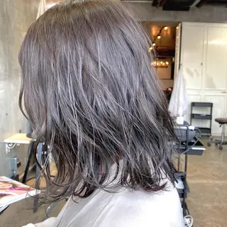 ミディアム カラー ヘアアレンジ tane.所属・【ダメージレス施術】 【透明感】北村 拓也のヘアスタイル