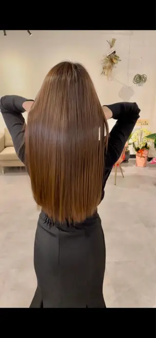 ロング 👑髪質改善カラー 中垣斗希のヘアスタイル