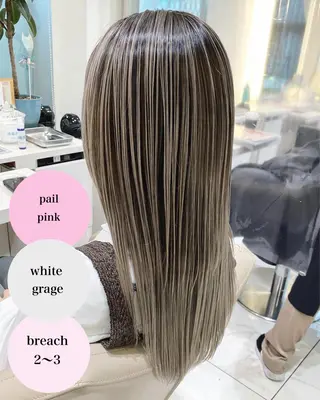 セミロング カラー 山崎俊輔/髪質改善 /バレイヤージュのヘアスタイル