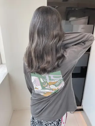 セミロング カラー 髪質改善カラー🦋 田村のヘアスタイル