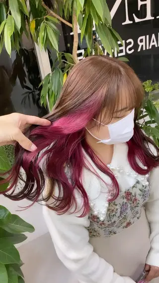 カラー 沖見 颯斗のヘアスタイル