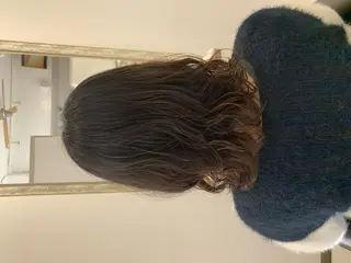 ミディアム パーマ 瀬尾 由希菜のヘアスタイル