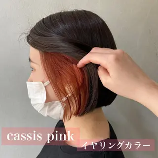ミディアム カラー 舟橋 りんかのヘアスタイル